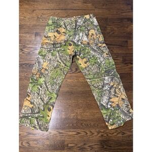 Mossy Oak Camouflage Cargo Pocket Hunting Pants Men's Size Large 36-38